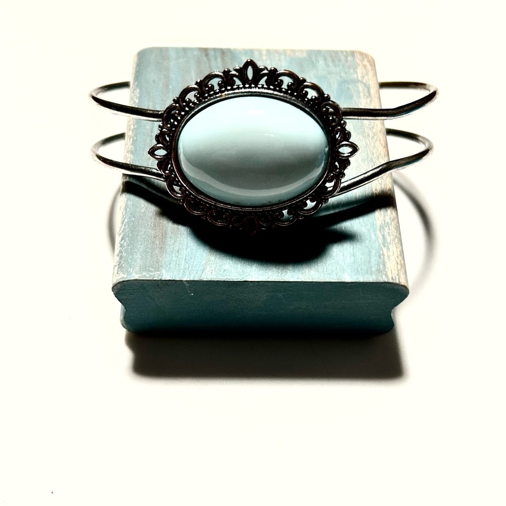 Vintage Smokey Raw Geode Bracelet